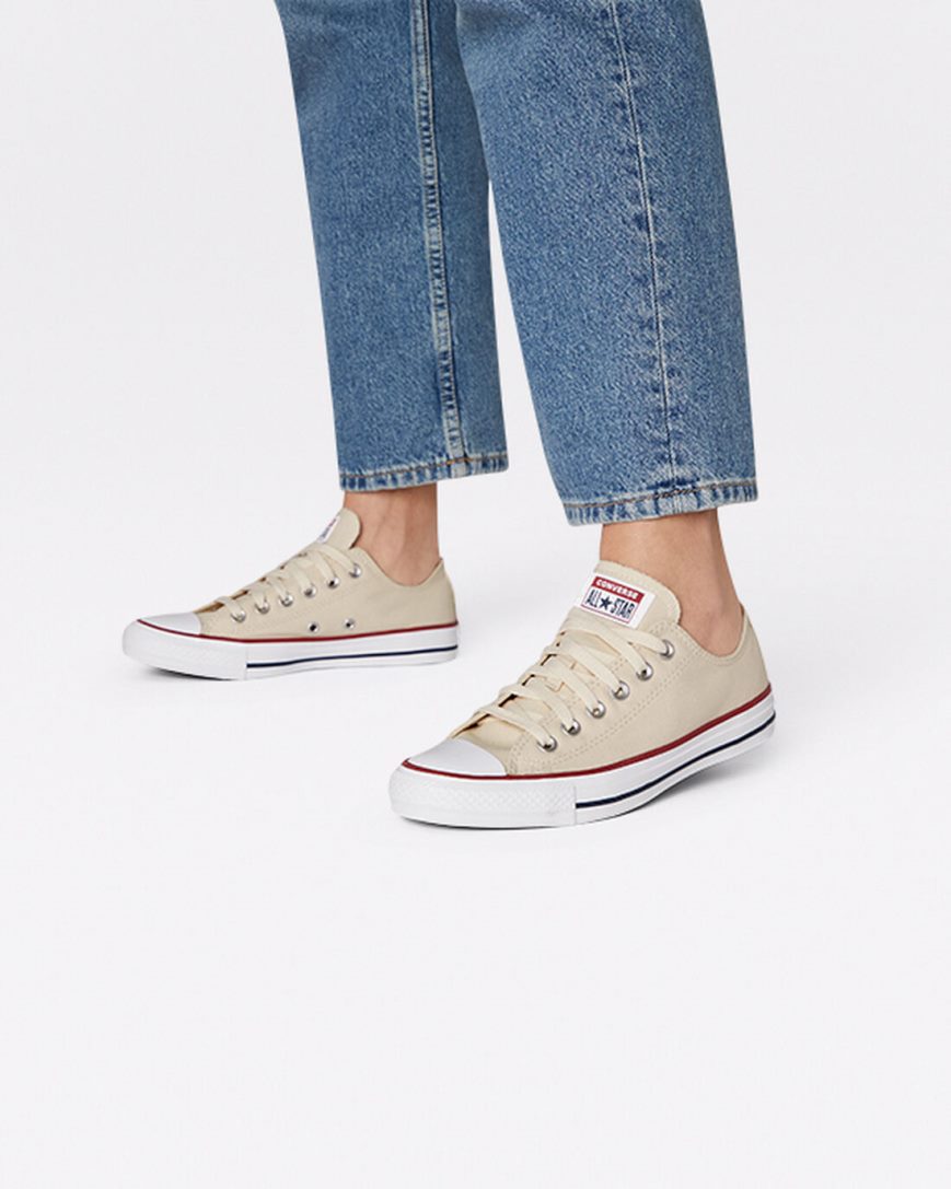 Tenisky Nizke Converse Chuck Taylor All Star Klasické Panske Béžové Biele | SK IEOLH9